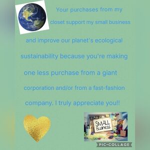 Support Small Business Eco-Friendly Poster
